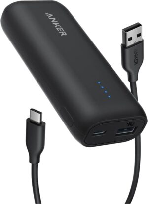 Anker 321 Power Bank (PowerCore 5200) (モバイルバッテリー 5200mAh 超コンパクト)【PSE認証済/PowerIQ搭載】 iPhone 16 / 15 / 14 / 13 Android その他各種機器対応（ブラック）