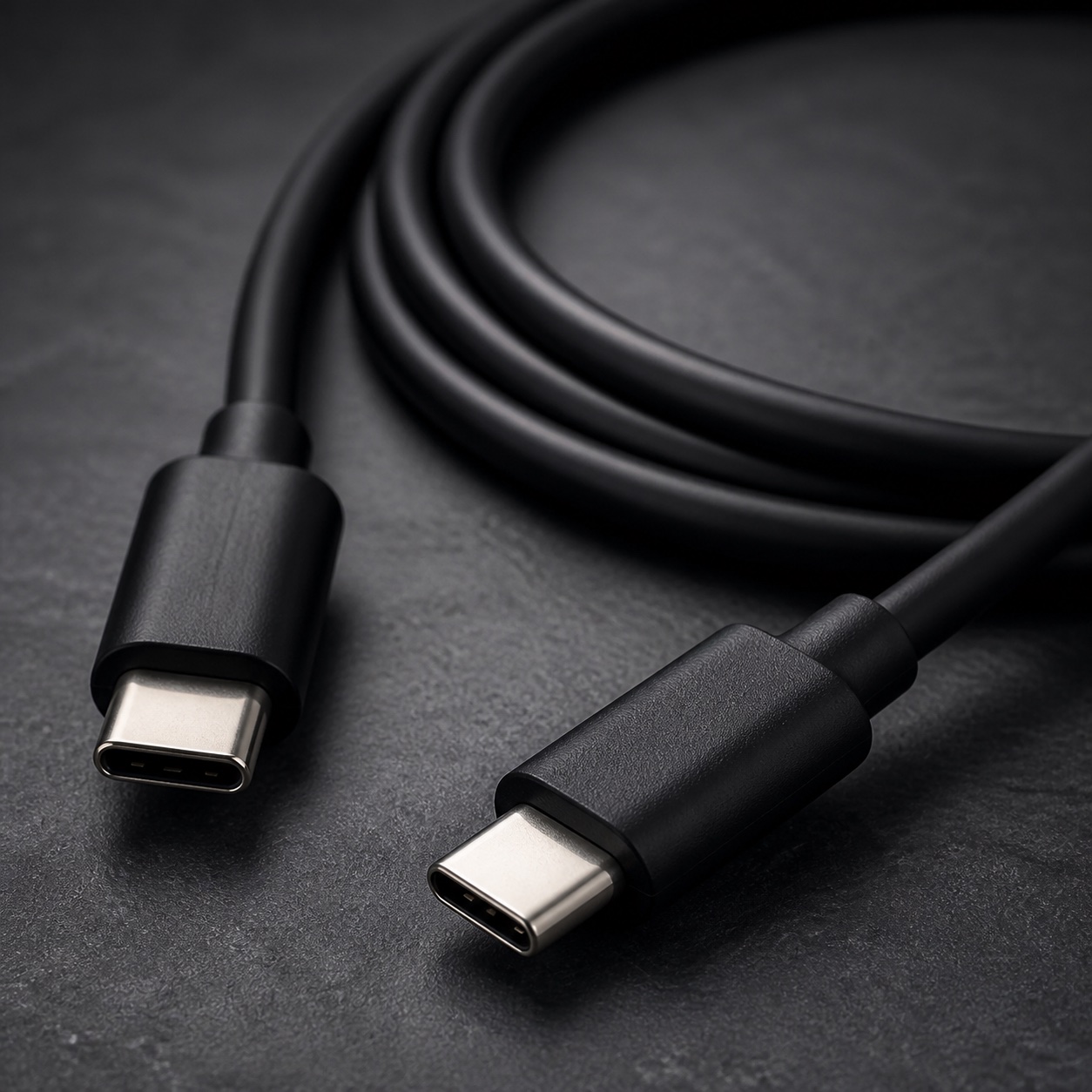 USB-C & USB-C Thunderbolt 4 100W ケーブル 0.7m ブラック 100W出力 8K対応 40 Gbps 高速データ転送 iPhone 16 / 15 MacBook Air Pro iPad Pro/Air 他対応 - 画像 (4)