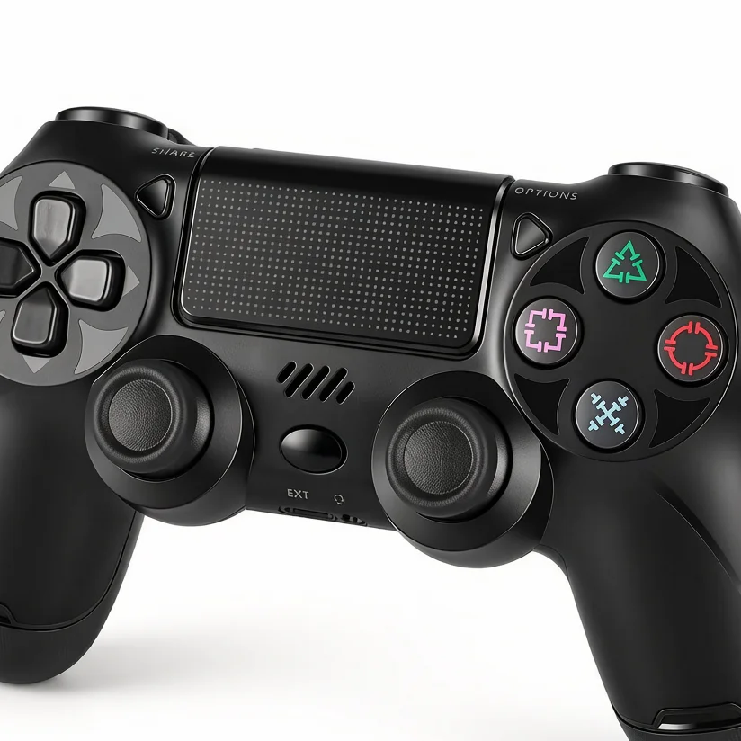 ps4コントローラー【2026年革新版・アップデート】ps4 コントローラー pc Turbo連射機能 6軸ジャイロセンサー 二重振動 高精密ボタン