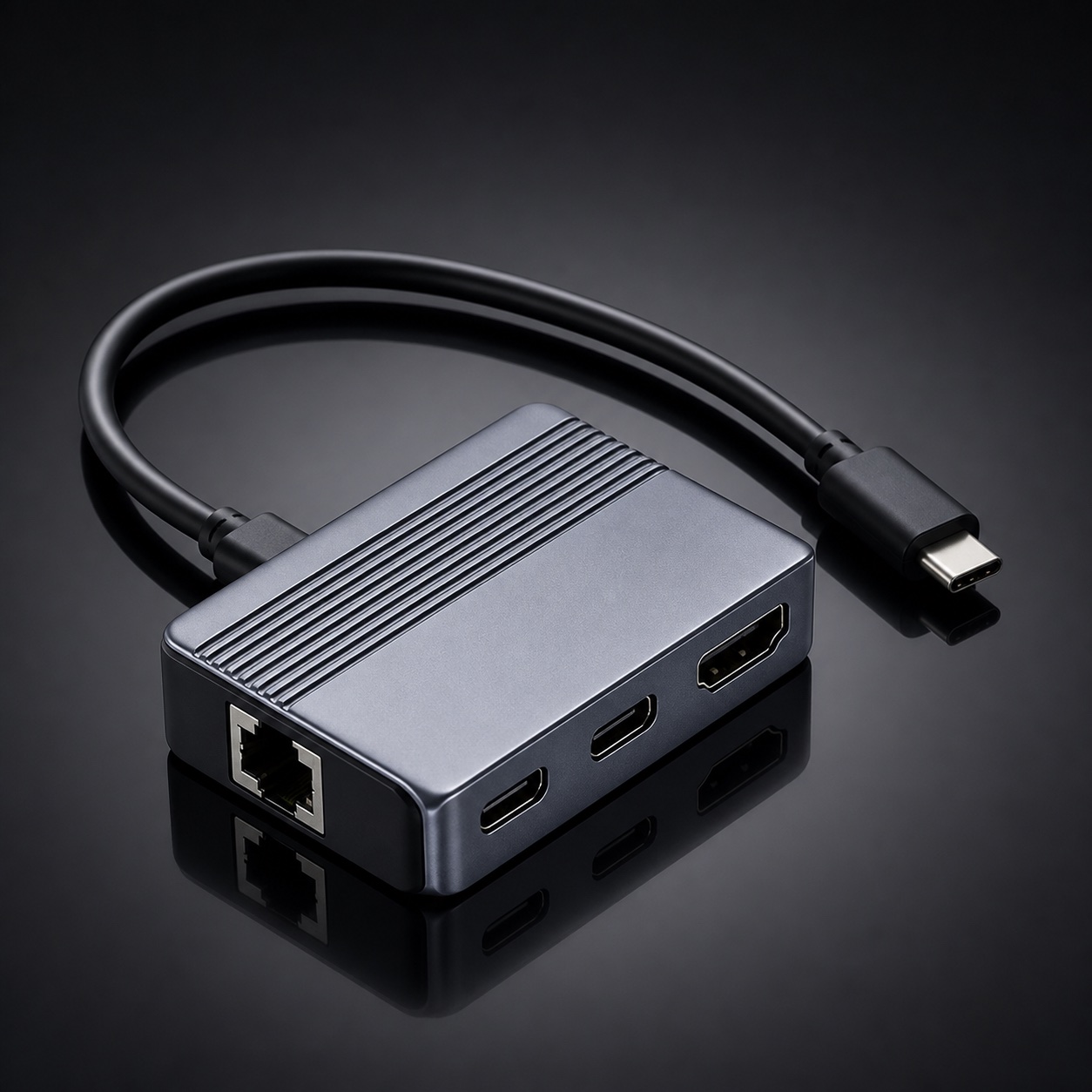 PowerExpand 6-in-1 USB-C PD イーサネット ハブ | PD 65W USB-Cポート 4K HDMIポート 1Gbpsイーサネットポート USB3.0ポート搭載 MacBook Pro, MacBook Air, iPad Pro用 - 画像 (2)