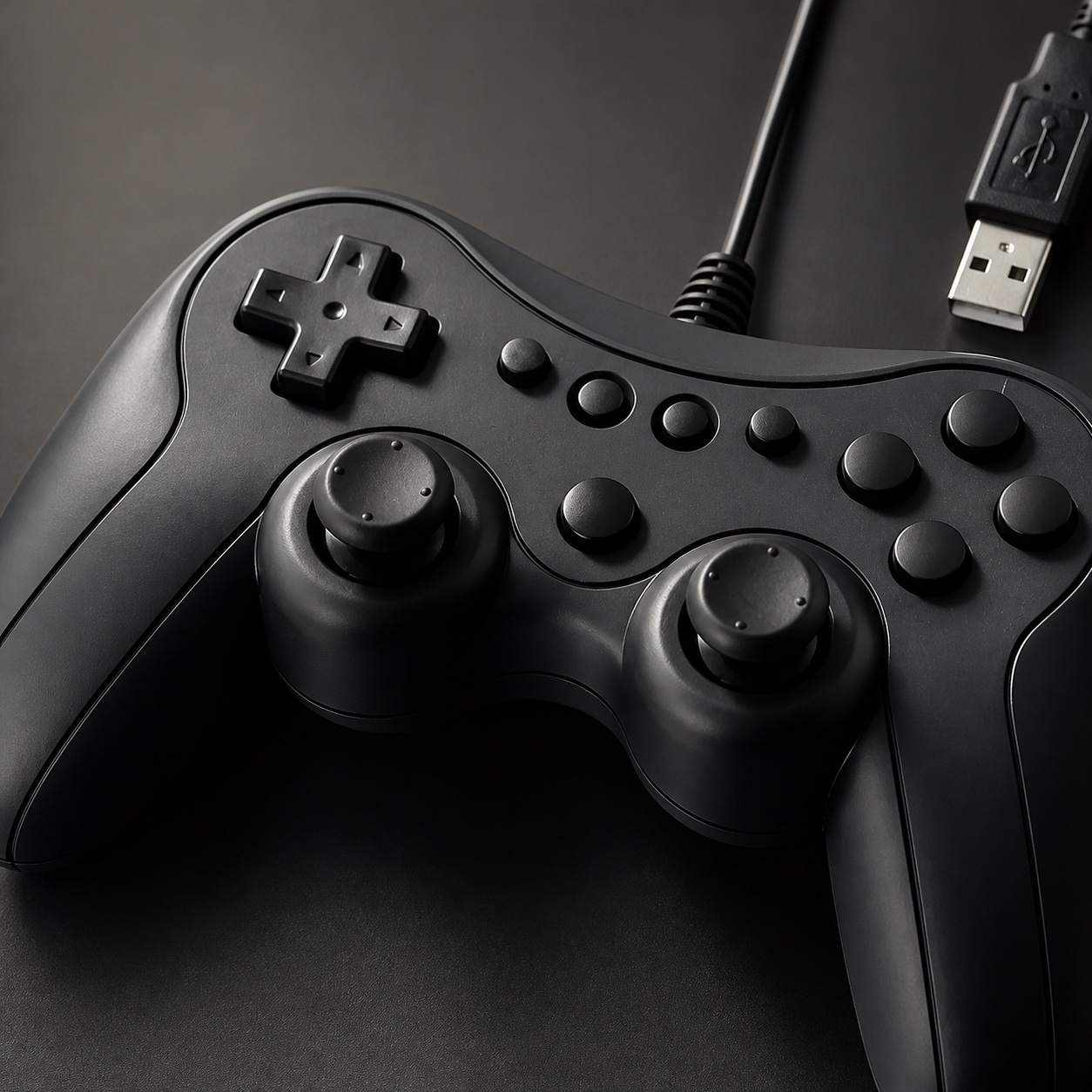 ゲームパッド 有線 Xinput PS系配置 連射 スティックモード切替 軽量 ブラック JC-GP20SBK - 画像 (3)