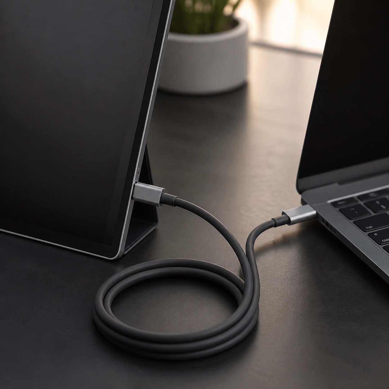 Prime USB-C & USB-C ケーブル Thunderbolt 5 (240W, 80Gbps) 1.0m | 240W出力 8K対応 最大80Gbps 高速データ転送 iPhone 16 / 15 MacBook Air Pro iPad Pro/Air 他対応 - 画像 (3)