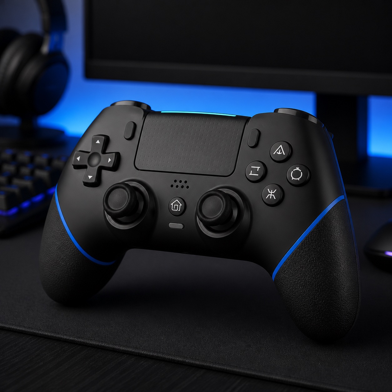 PS4コントローラー ps4 コントローラー 大容量1000mAh Bluetooth無線接続 背面ボタン付き マクロ機能 Turbo自動連射機能 6軸ジャイロセンサー搭載 16時間連続使用 高耐久ボタン イヤホンジャック付き ワイヤレス4コントローラ ー P4/P4 Pro/Slim/PC対応 - 画像 (6)