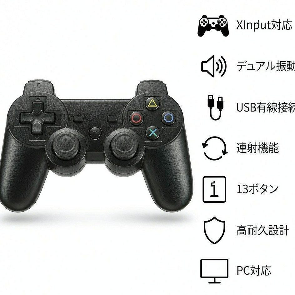 E301 ゲーミングパッド【PC用・Xinput対応】 - detail 1