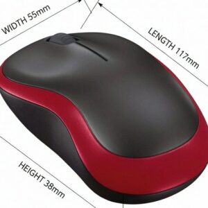 ワイヤレスマウス 無線 マウス M185RD M185 レッド - detail 1